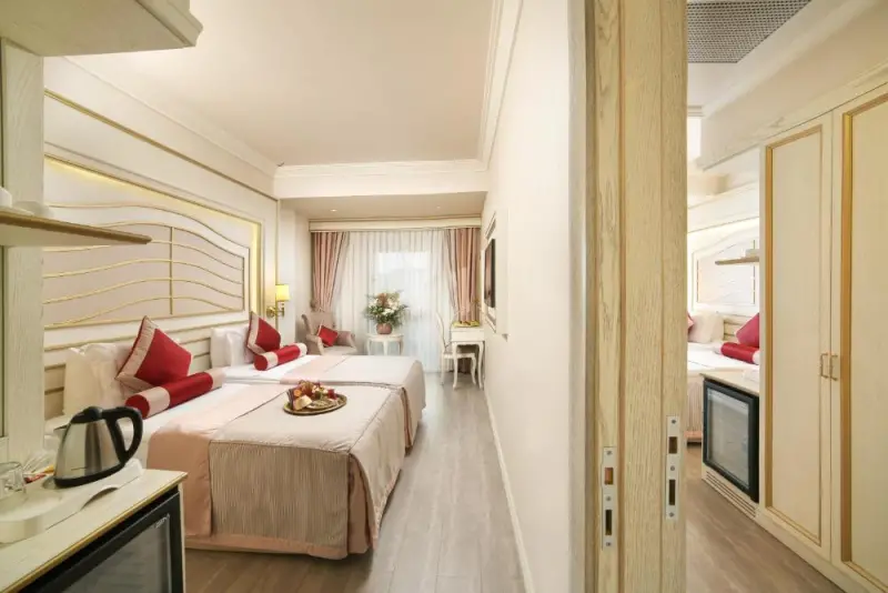 Two Connecting Double Rooms